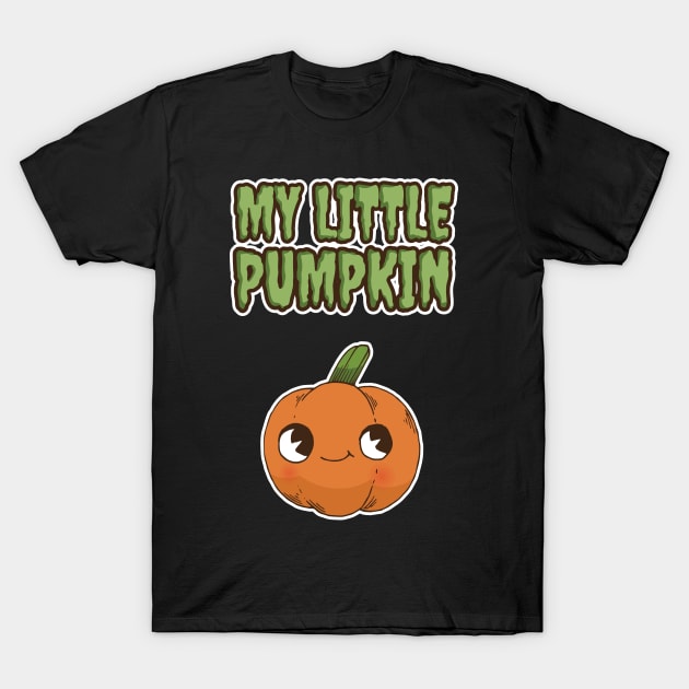 'My Little Pumpkin Pregnant Woman' Funny Pumpkin Fall T-Shirt by ourwackyhome